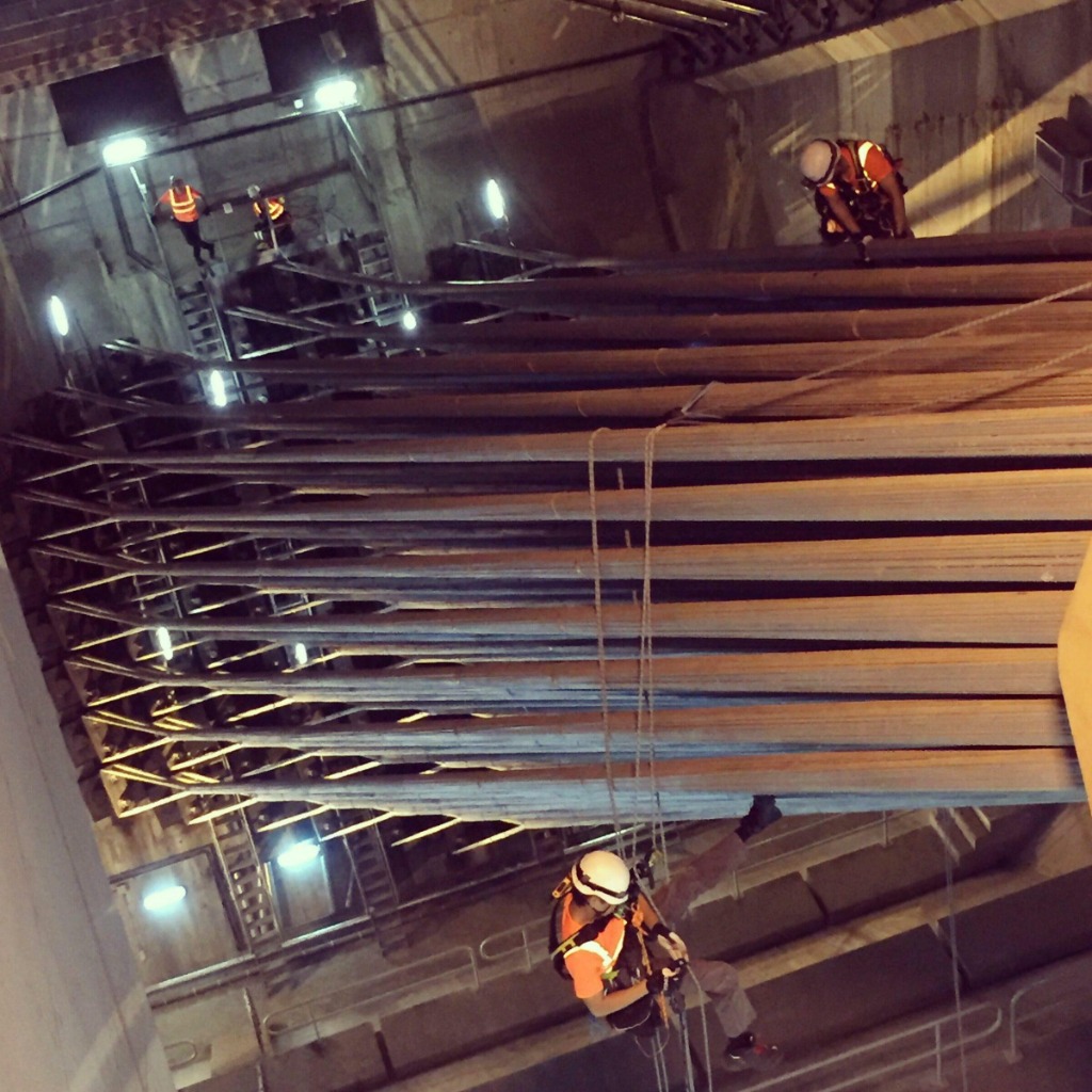 橋樑結構 繩索作業