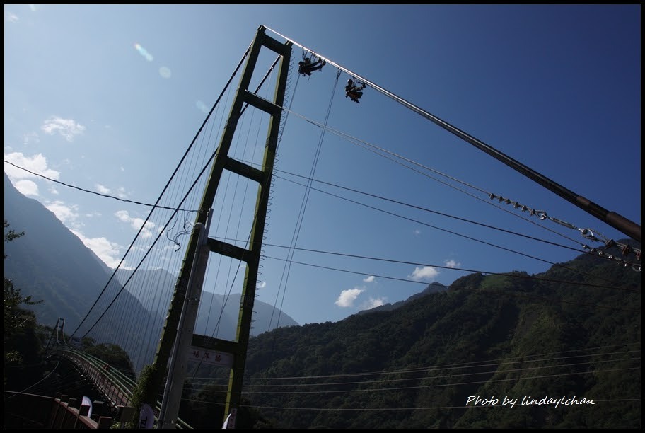 台灣山區 懸索橋
